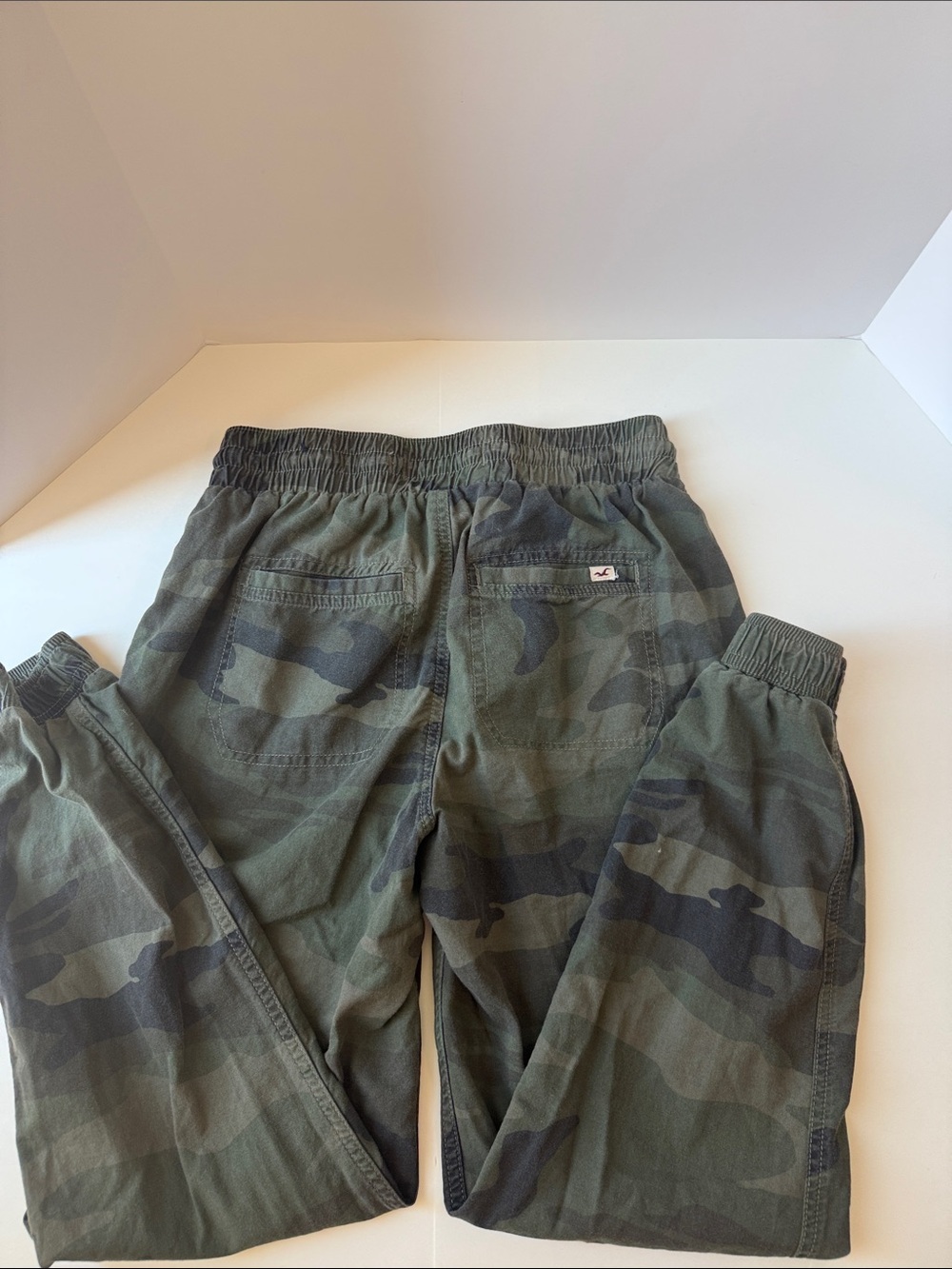 Hollister Camo Joggers Size Small High Rise Utility Pants Casual Athleisure - Picture 7 of 8